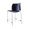 National Public Seating 8800 Series Cafetorium Plastic Stool, Counter Height, Navy 8804C-11-04 - alternate 6
